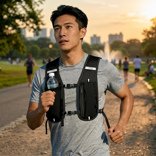 Men's Running Hydration Vest | Water-Resistant – Marathon & Trail