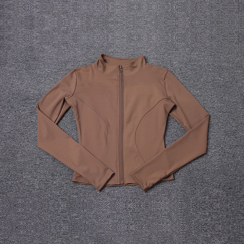 Women's Sport Jacket | Long Sleeve Gym Training – Yoga & Outdoor