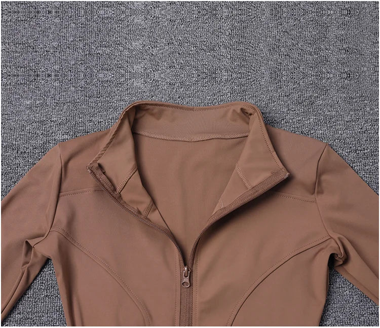 Women's Sport Jacket | Long Sleeve Gym Training – Yoga & Outdoor