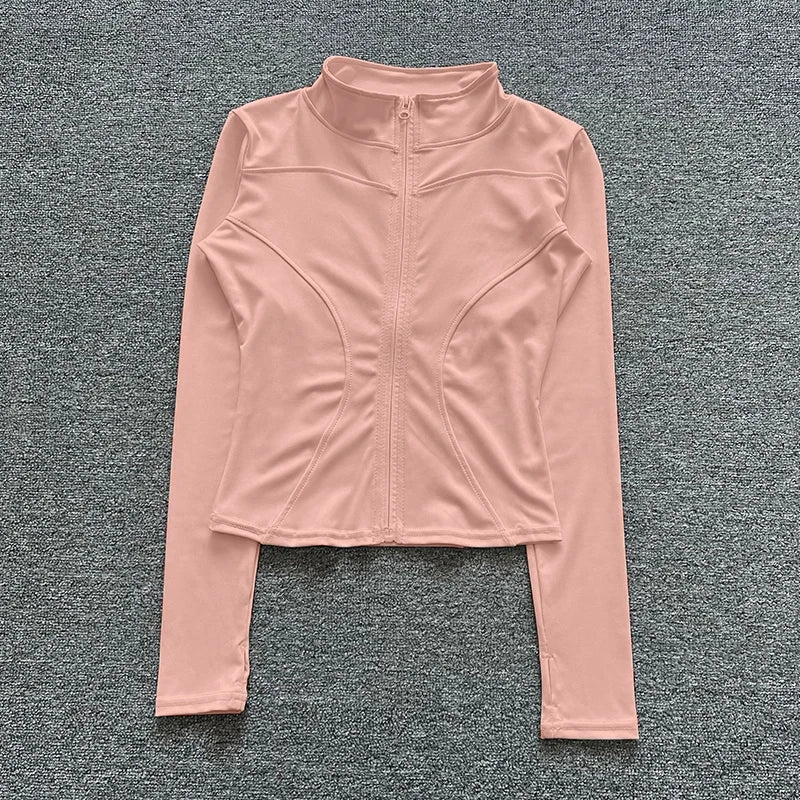 Women's Sport Jacket | Long Sleeve Gym Training – Yoga & Outdoor