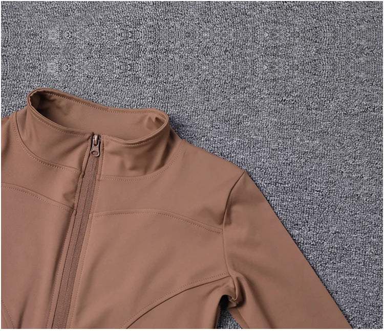 Women's Sport Jacket | Long Sleeve Gym Training – Yoga & Outdoor