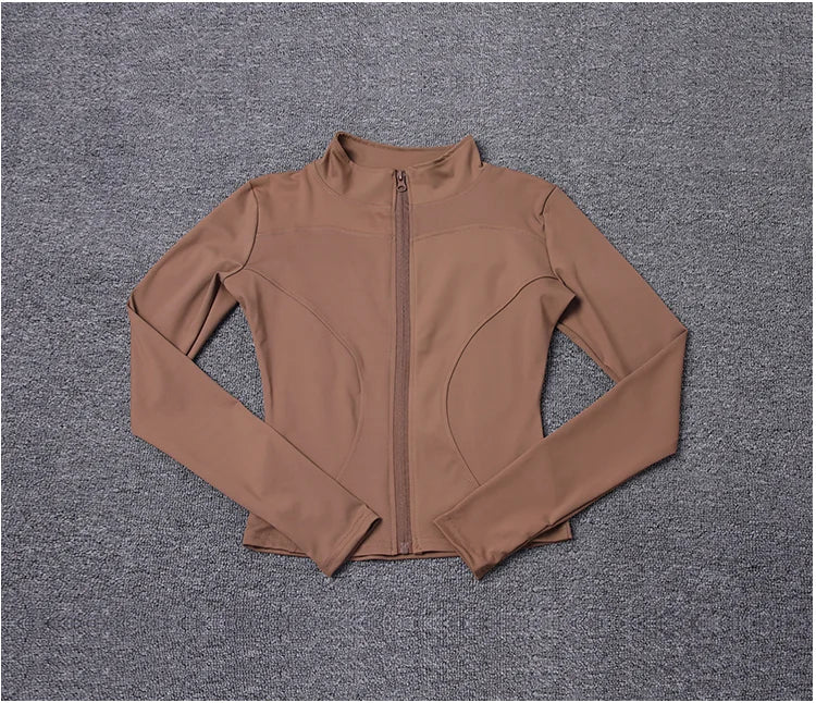 Women's Sport Jacket | Long Sleeve Gym Training – Yoga & Outdoor