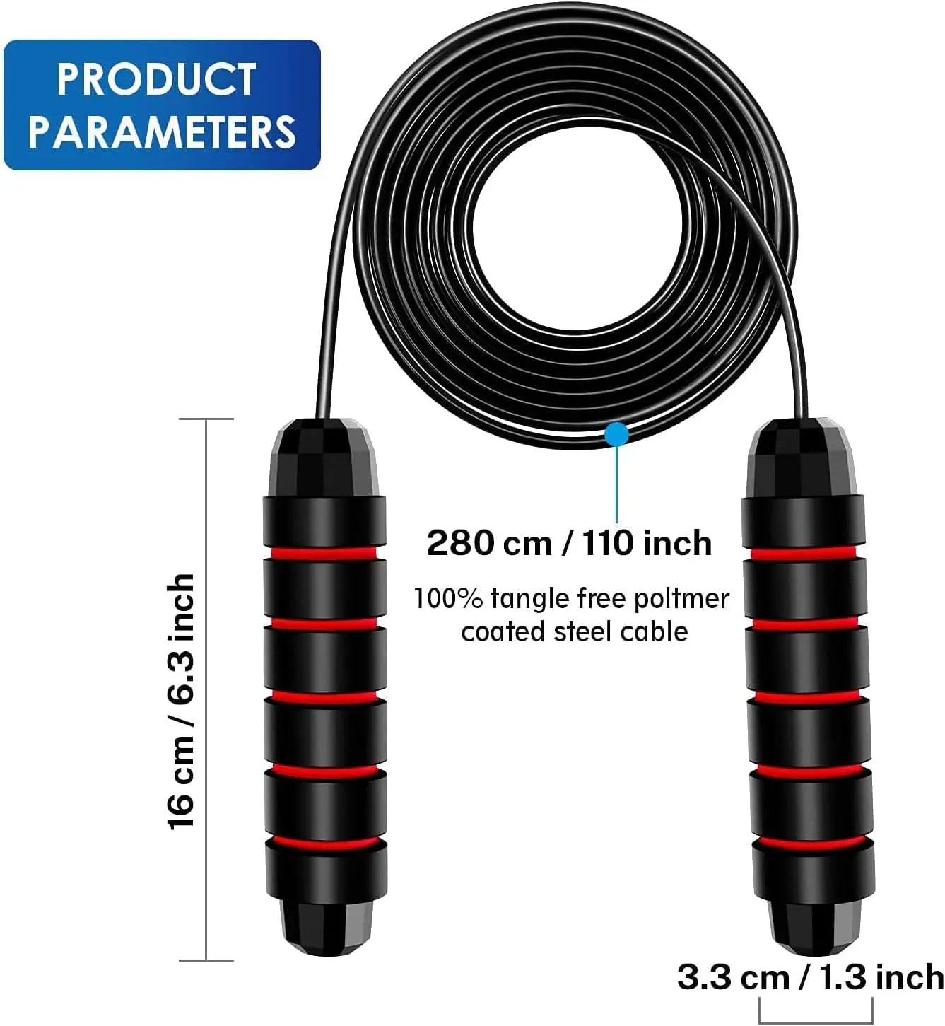 Speed Jump Rope | Adjustable Ball Bearing – 3 Styles
