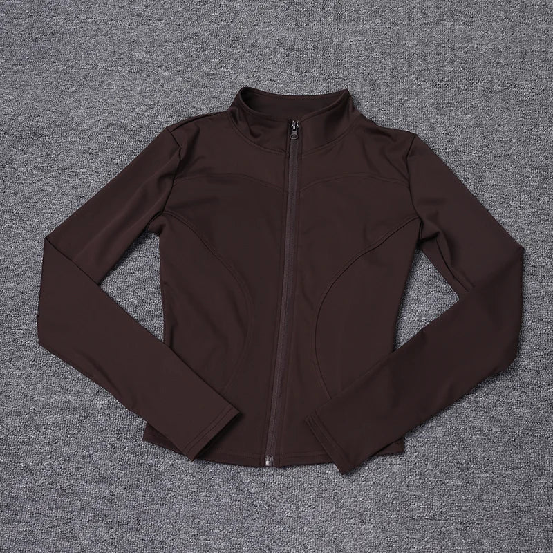 Women's Sport Jacket | Long Sleeve Gym Training – Yoga & Outdoor
