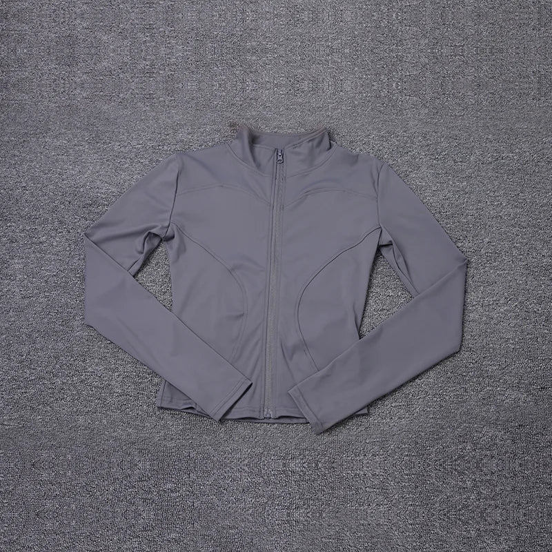 Women's Sport Jacket | Long Sleeve Gym Training – Yoga & Outdoor