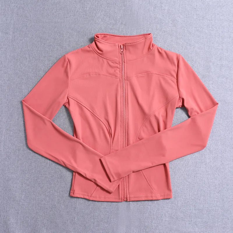 Women's Sport Jacket | Long Sleeve Gym Training – Yoga & Outdoor