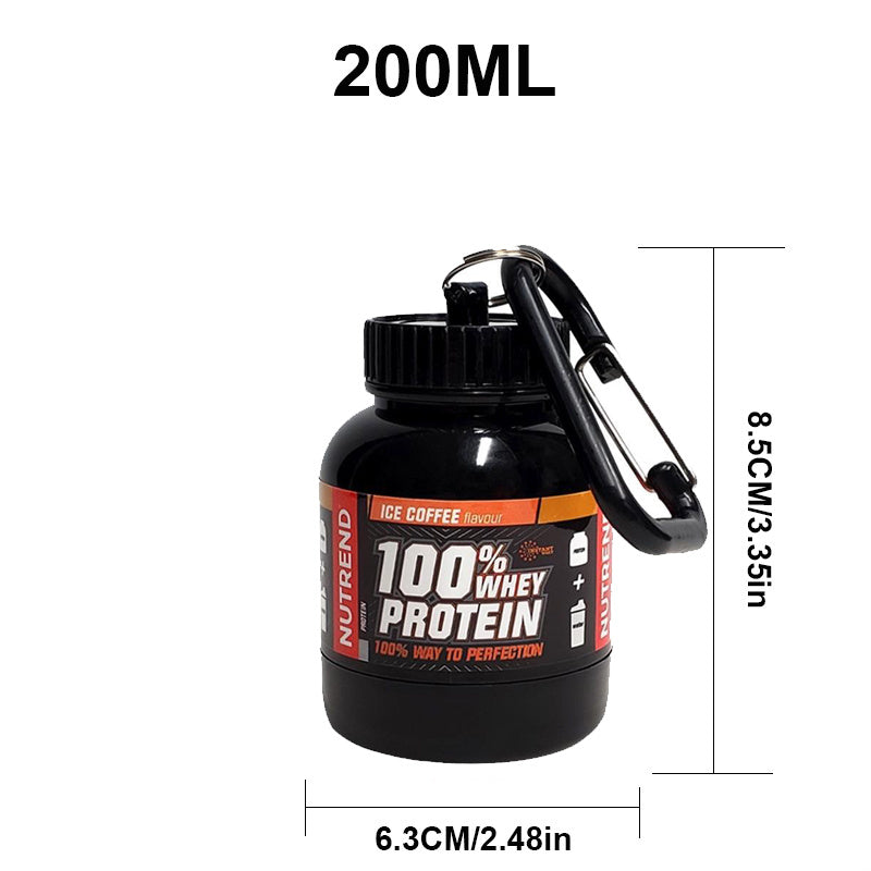 Portable Protein Powder Container | Leakproof Storage – Gym & Travel
