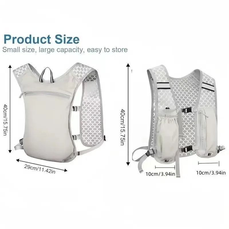 Men's Running Hydration Vest | Water-Resistant – Marathon & Trail