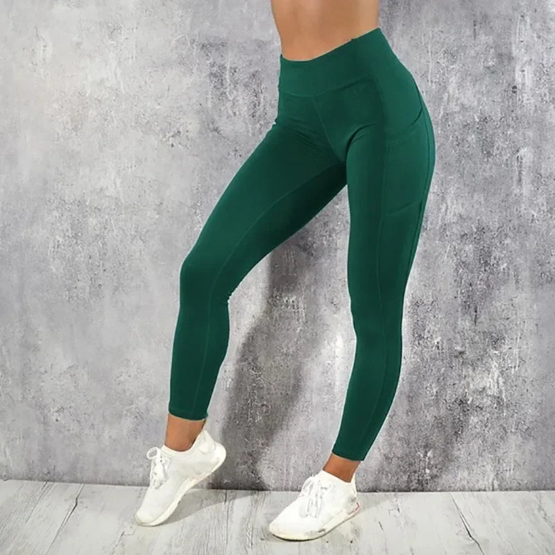 Women's High Waist Yoga Leggings | Pocket – Butt Lift