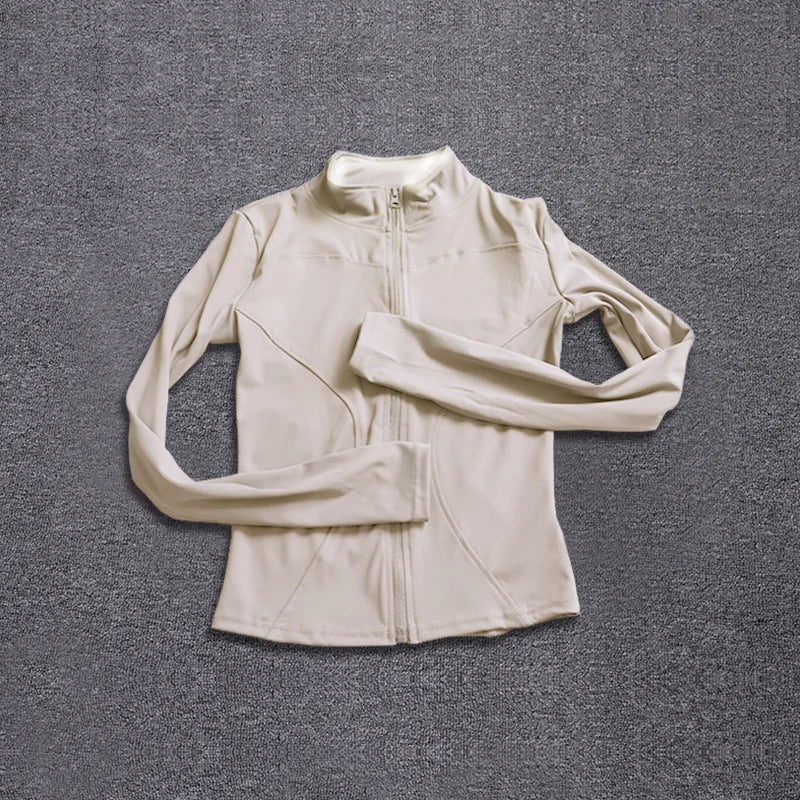 Women's Sport Jacket | Long Sleeve Gym Training – Yoga & Outdoor