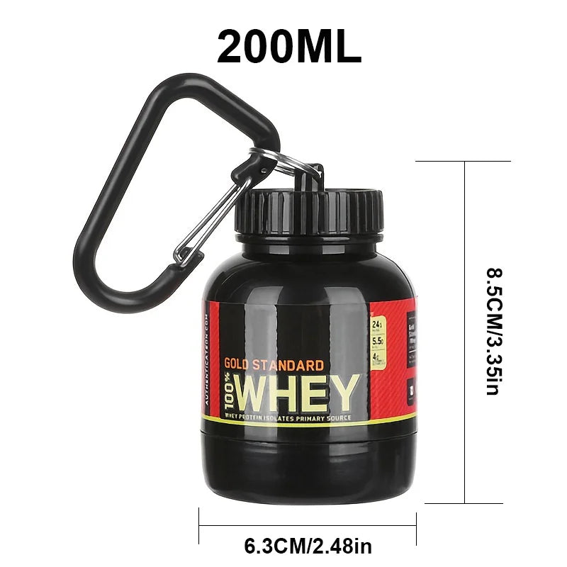Portable Protein Powder Container | Leakproof Storage – Gym & Travel