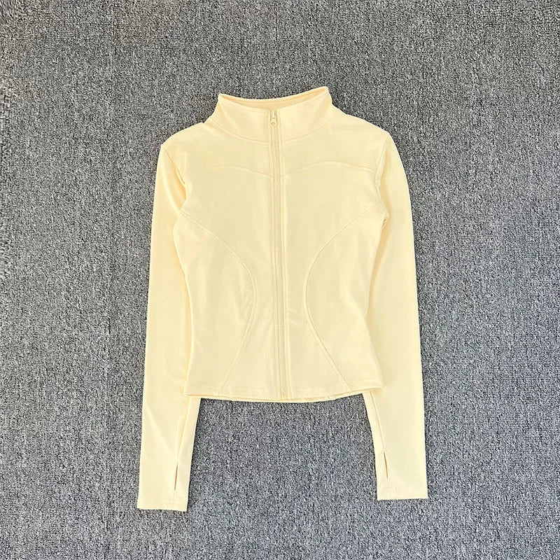 Women's Sport Jacket | Long Sleeve Gym Training – Yoga & Outdoor
