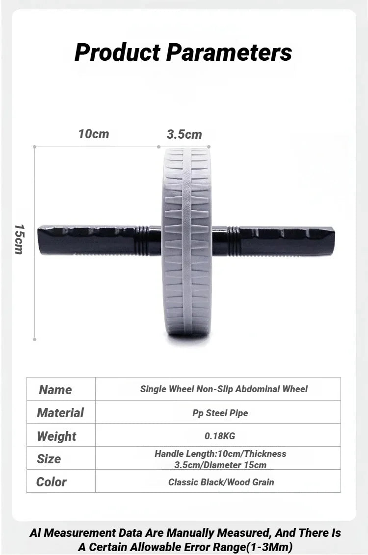 Ab Roller Wheel | Heavy-Duty Silent Core Trainer