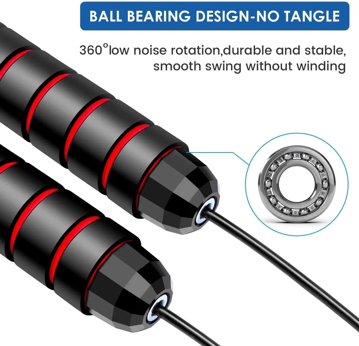 Speed Jump Rope | Adjustable Ball Bearing – 3 Styles