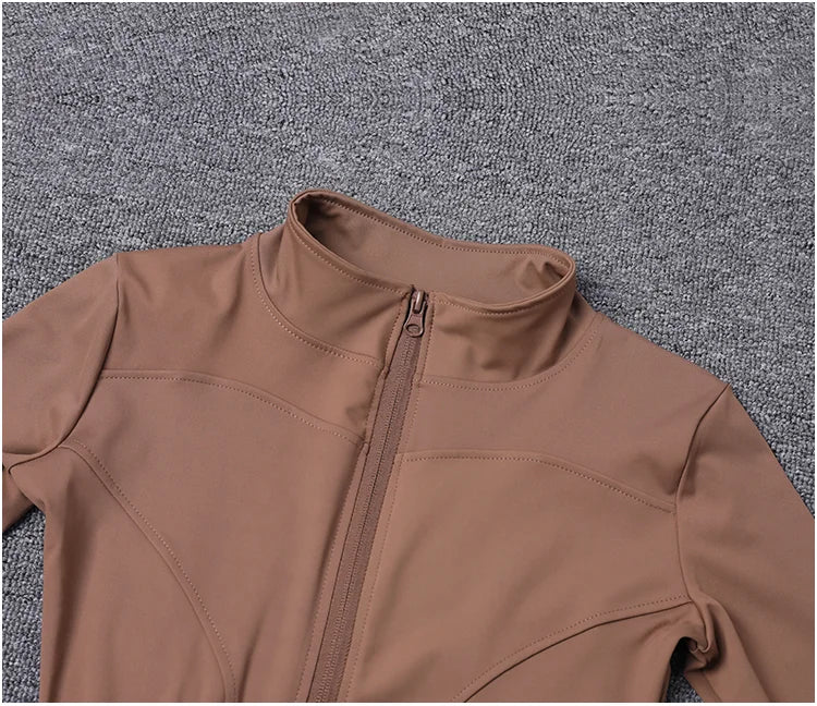 Women's Sport Jacket | Long Sleeve Gym Training – Yoga & Outdoor