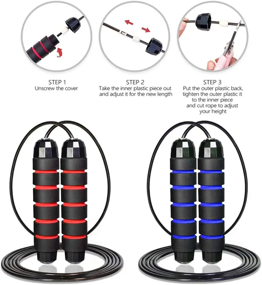 Speed Jump Rope | Adjustable Ball Bearing – 3 Styles
