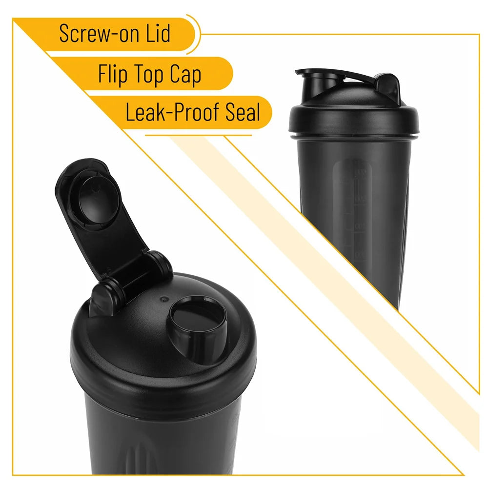 Portable Protein Shaker | 600ml – Wire Whisk Ball