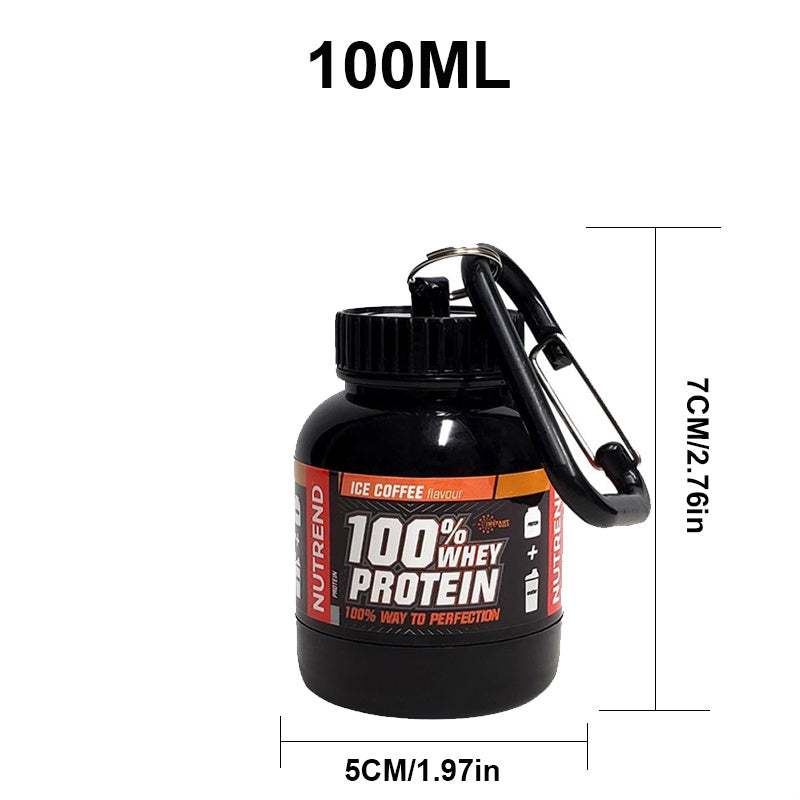 Portable Protein Powder Container | Leakproof Storage – Gym & Travel