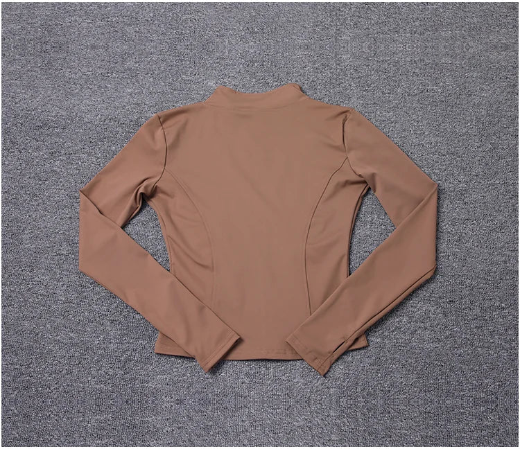 Women's Sport Jacket | Long Sleeve Gym Training – Yoga & Outdoor
