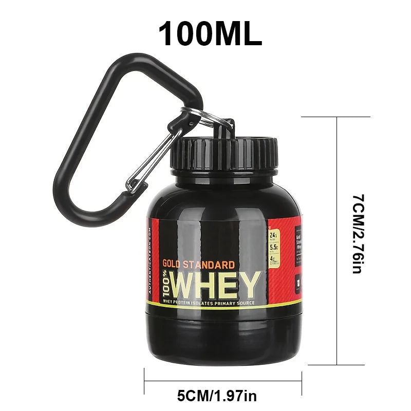 Portable Protein Powder Container | Leakproof Storage – Gym & Travel