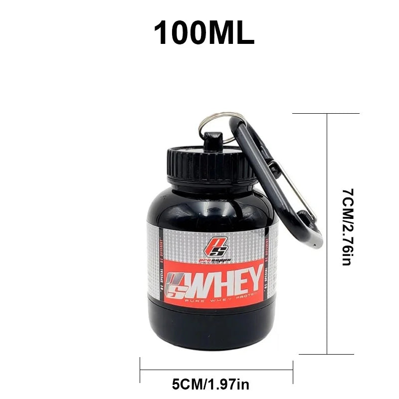 Portable Protein Powder Container | Leakproof Storage – Gym & Travel
