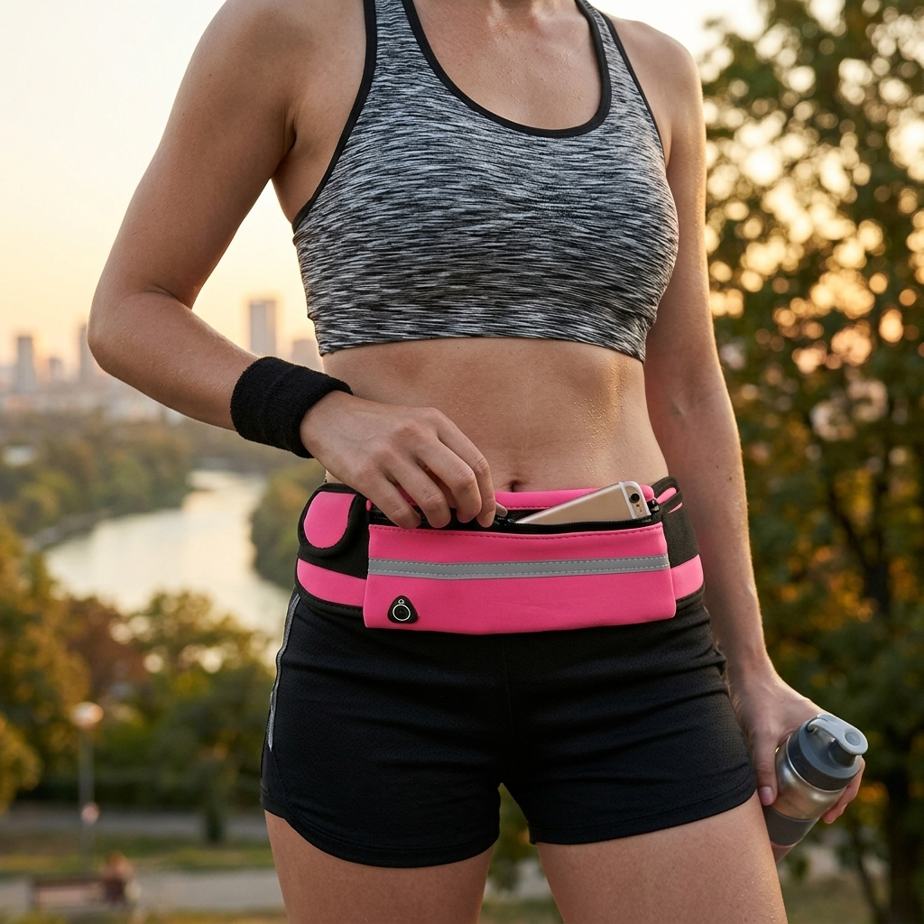 women running belt waist bag fitness phone holder